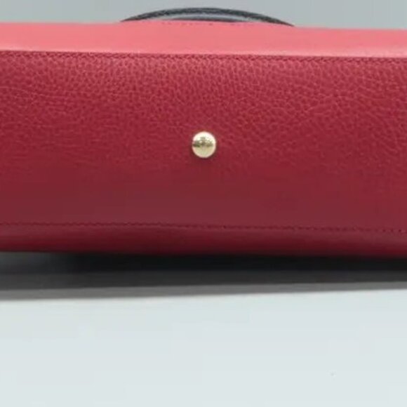 GUCCI SOHO CONVERTIBLE TOP HANDLE SATCHEL LEATHER 100% AUTHENTIC - Picture 6 of 16